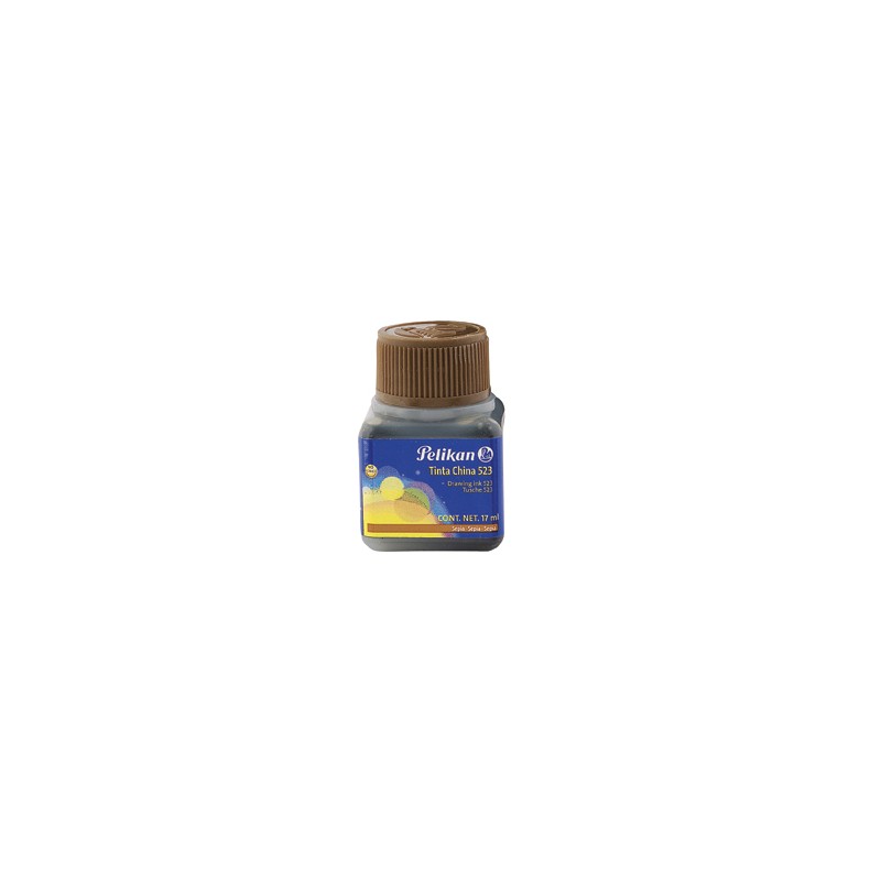 TINTA CHINA PELIKAN 523-15 17 ML. SEPIA