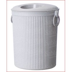 CESTO PARA BASURA INORGANICA SABLON 8081IN CON TAPA REDONDA