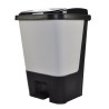 CESTO PARA BASURA INORGANICA SABLON 8531IN NEGRO - GRIS CON PEDAL