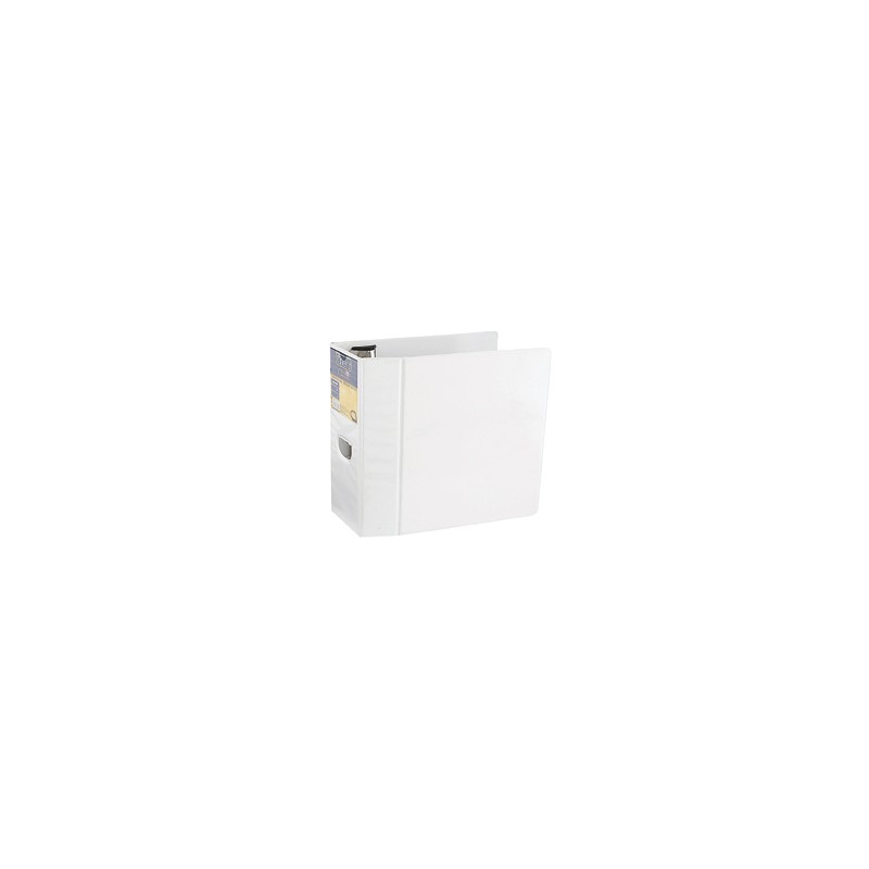 CARPETA DE ARGOLLAS CON VENTANA ARILLO ""D"" KINERA 9400 CARTA BLANCA 5 PULGADAS