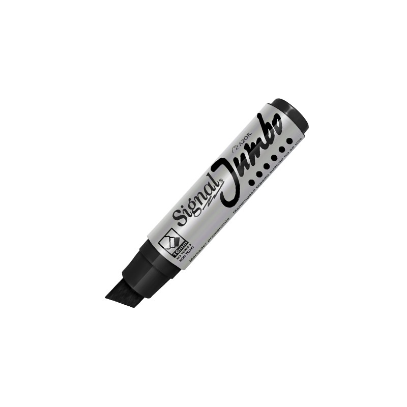 MARCADOR PERMANENTE AZOR SIGNAL JUMBO 4300NE NEGRO