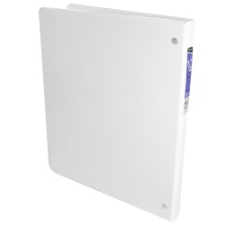 CARPETA DE ARGOLLAS CON VENTANA ARILLO ""O"" KINERA 9501 CARTA BLANCA 0.5 PULGADAS