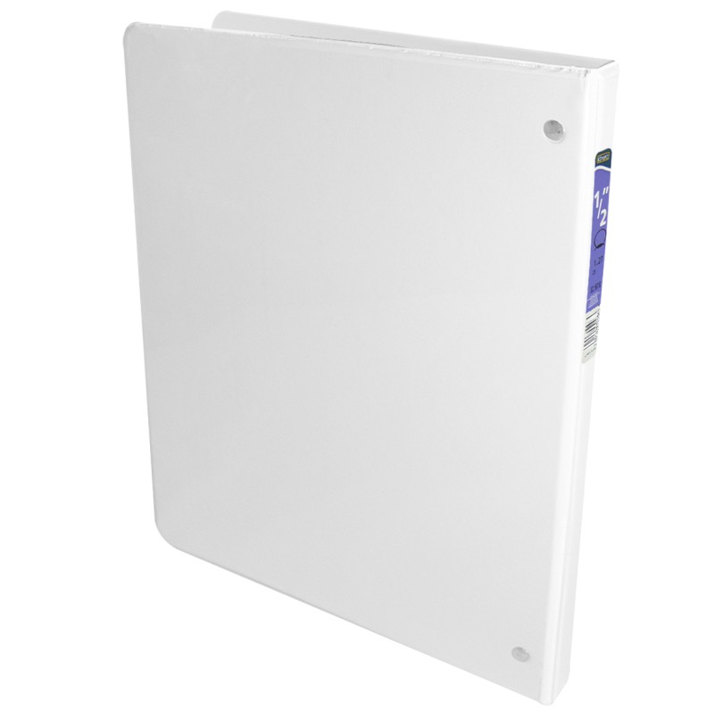 CARPETA DE ARGOLLAS CON VENTANA ARILLO ""O"" KINERA 9501 CARTA BLANCA 0.5 PULGADAS
