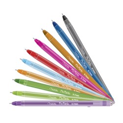 BOLIGRAFO PIN POINT AZOR 6810 COLORES SURTIDOS PUNTO FINO BOLSA CON 10