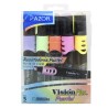 MARCATEXTOS AZOR VISION PLUS 2625P COLORES PASTEL ESTUCHE CON 5