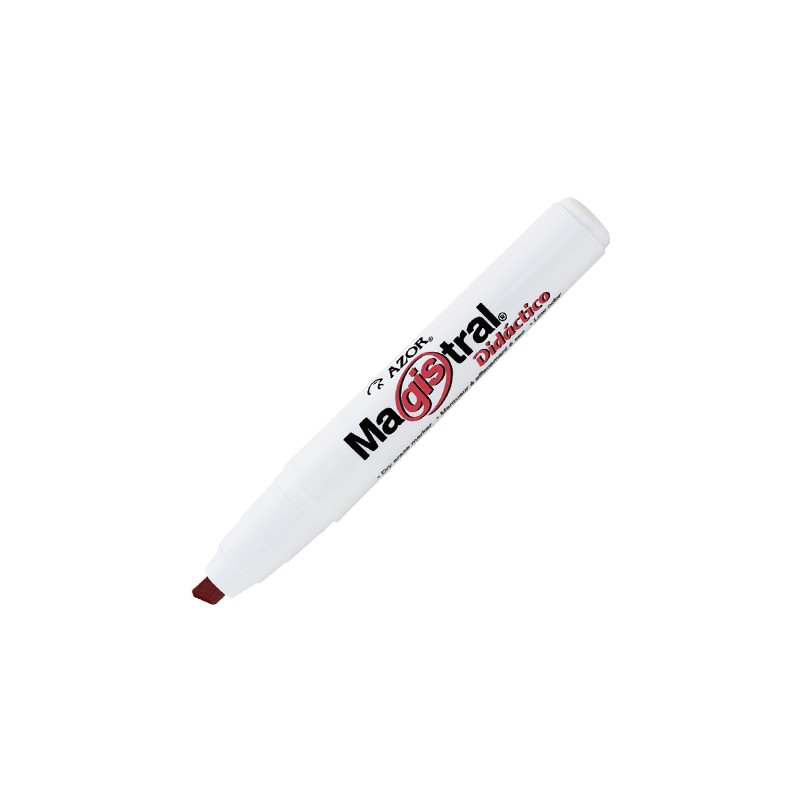 MARCADOR PARA PIZARRON BLANCO MAGISTRAL DIDACTICO 8350RO ROJO