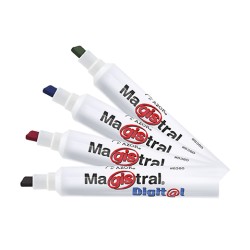 MARCADOR PARA PIZARRON BLANCO MAGISTRAL DIGITAL 8384 ESTUCHE CON 4