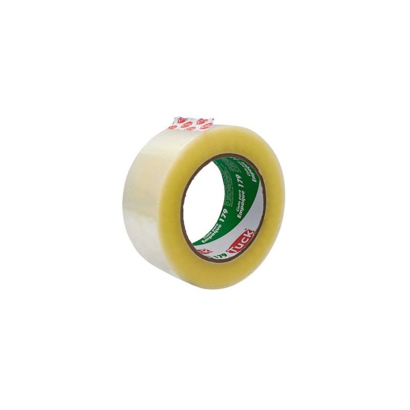 CINTA PARA EMPAQUE TRANSPARENTE TUK 179 48X150