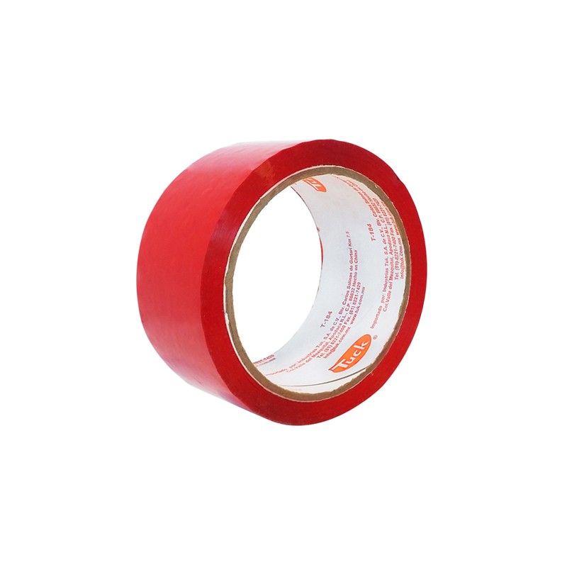 CINTA PARA EMPAQUE COLOR ROJA TUK 184RO 48X50