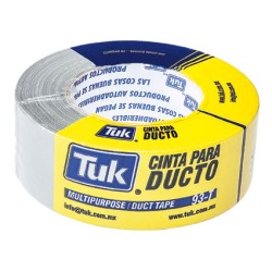 CINTA PARA DUCTOS TUK 93-T PLATA 48X50 USO INDUSTRIAL