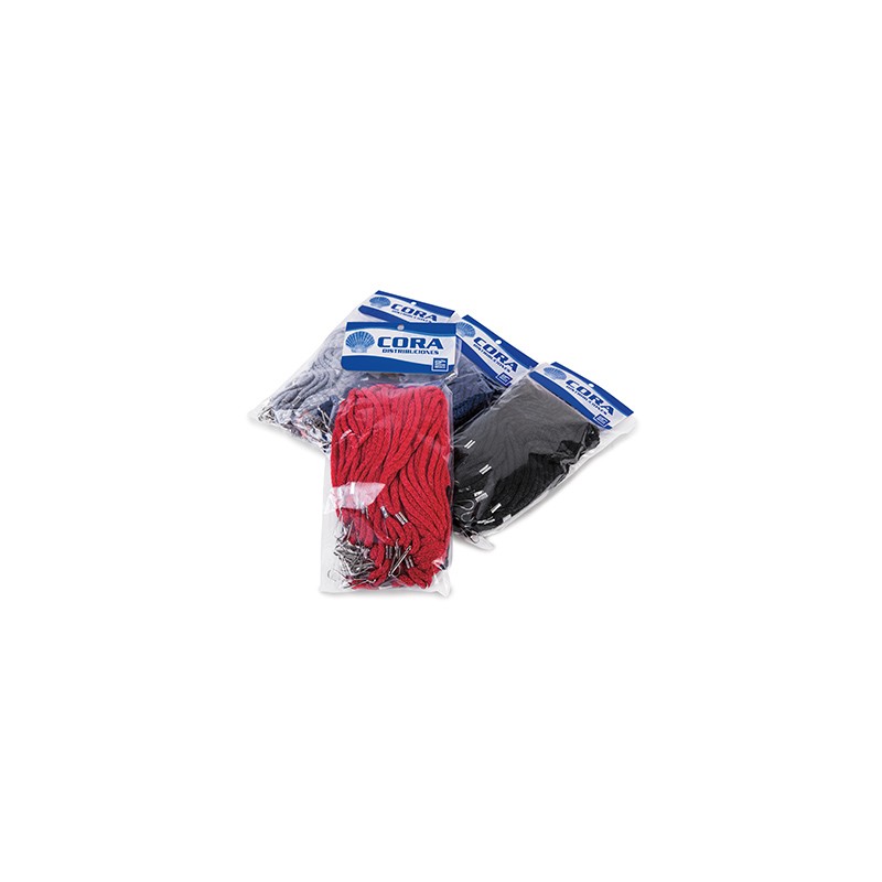 CORDON MACREME CORA SIN DESTORCEDOR NEGRO BOLSA CON 25