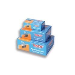 SUJETADOCUMENTOS BACO NO1 CHICO 25.4MM CAJA C/12