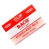 CLIP BACO REDONDO NIQUELADO # 2 CAJA CON 100