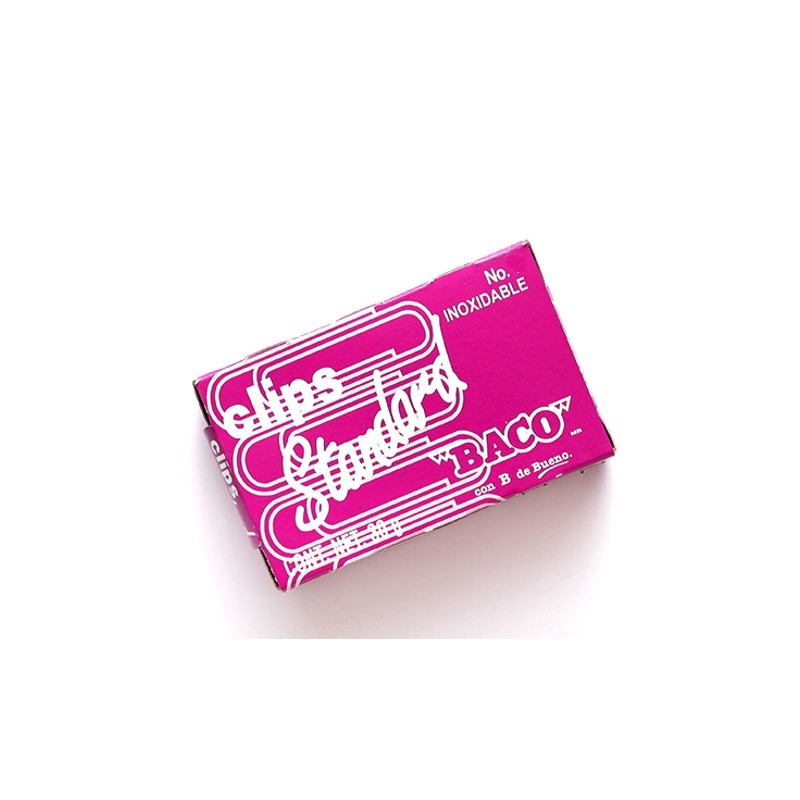 CLIP BACO REDONDO STANDARD # 2 CAJA CON 100