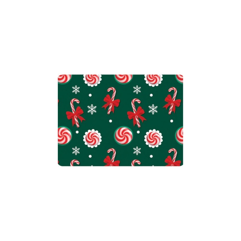 PAPEL NAVID COUCHE DIPAK 57X87 BASTON NAVIDENO PAQUETE CON 25