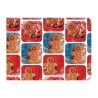 PAPEL NAVID COUCHE DIPAK 57X87 GALLETAS Y CARAMELOS  PAQUETE CON 25