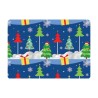 PAPEL NAVID COUCHE DIPAK 57X87 PINOS Y REGALOS DE NIEVE PAQUETE CON 25