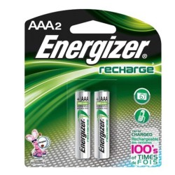 BATERIA RECARGABLE ENERGIZER NH12BP-2 MODELO AAA BLISTER CON 2