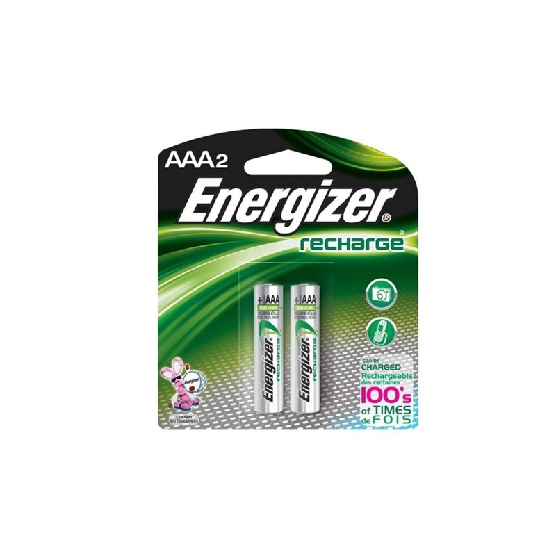 BATERIA RECARGABLE ENERGIZER NH12BP-2 MODELO AAA BLISTER CON 2