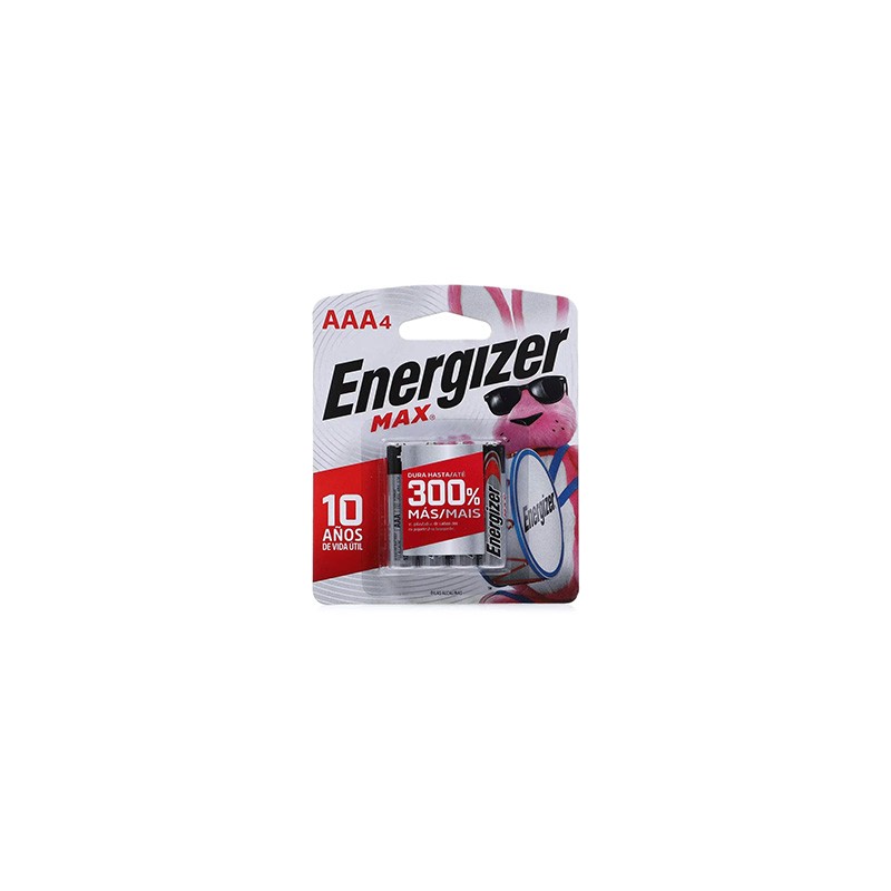 BATERIA ALCALINA ENERGIZER E92GB4 MODELO AAA BLISTER CON 4