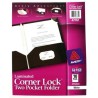 FOLDER LAMINADO BRILLANTE CON SOLAPA AVERY 47761 BLANCO PAQUETE CON 10