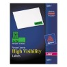 ETIQUETA LASER AVERY 5971 VERDE NEON 1X2 5/8 PULGADAS PAQUETE CON 750
