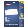 ETIQUETA INKJET AVERY 8167 PARA DIRECCIONES 1.3X4.5 CMS. PAQUETE CON 2000