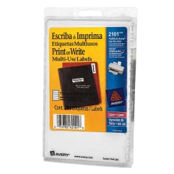 ETIQUETA REMOVIBLE AVERY 2101 2.5X7.6CM BCA C/200