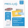 ETIQUETA LASER PRESSAPPLY AVERY 30604 8.5X10.2 CMS. PAQUETE CON 600