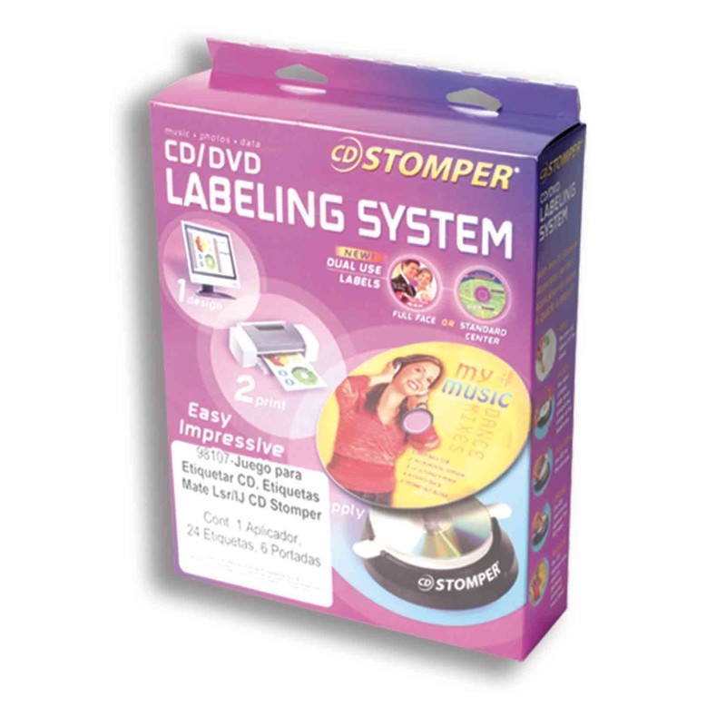 APLICADOR DE ETIQUETAS PARA CD STOMPER 98107