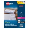 ETIQUETA LASER AVERY 5167 PARA DIRECCIONES 1.3X4.5 CMS.PAQUETE CON 8,000