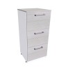 ARCHIVERO VERTICAL OFIPLAN COLOR GRIS ANTRACITA 3 GAVETAS