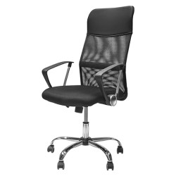 SILLON EJECUTIVO OFIPLAN RESPALDO ALTO DE MAYA Y ASIENTO EN TELA COLOR NEGRO