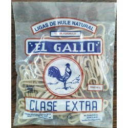 LIGAS EL GALLO NO. 32 NATURAL BOLSA CON 80 GRAMOS