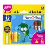 CRAYONES PAPERMATE TRIANGULAR EXTRAGRUESO CAJA CON12