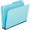 FOLDER PRESSBOARD 9300 2/5RC-P2 OFICIO CON 2 DIVISIONES COLOR AZUL PAQUETE CON 10
