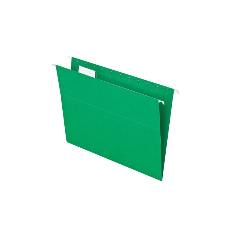 FOLDER COLGANTE PENDAFLEX 92525 CARTA VERDE BRILLANTE PAQUETE CON 25
