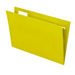 FOLDER COLGANTE PENDAFLEX 93509 OFICIO AMARILLO PAQUETE CON 25