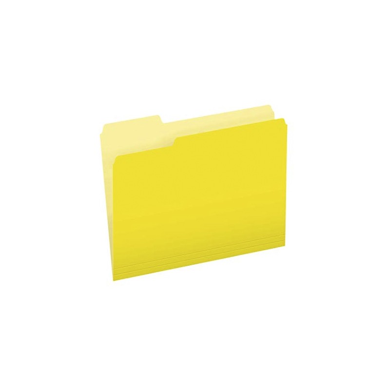 FOLDER PENDAFLEX CARTA 152 1/3 YEL AMARILLO C/100