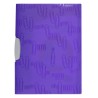 FOLDER ICLIP CARTA F445 CON CLIP DE SUJECION PLASTICO VIOLETA