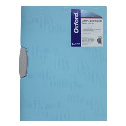 FOLDER ICLIP CARTA F448 CON CLIP DE SUJECION PLASTICO AQUA