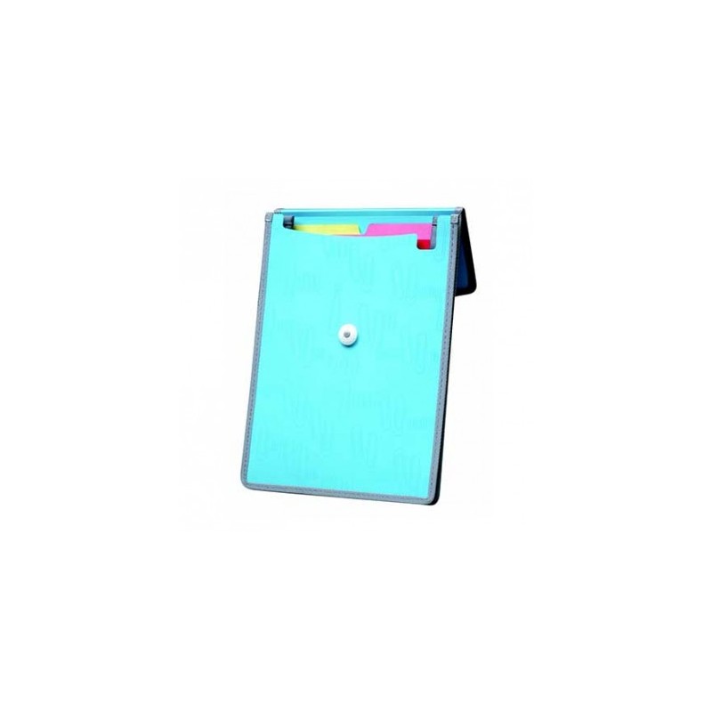 PORTADOCUMENTOS VERTICAL ICLIP F458 CARTA AQUA