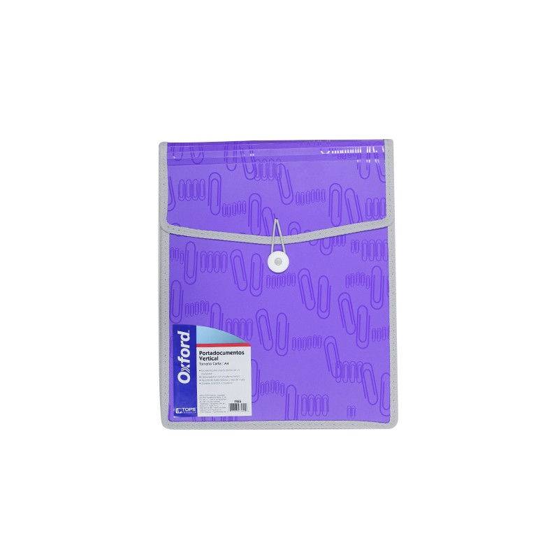 PORTADOCUMENTOS VERTICAL ICLIP F455 CARTA VIOLETA