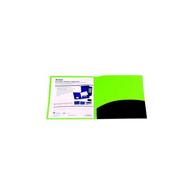FOLDER OXFORD CARTA F598 CON DOBLE SOLAPA VERDE