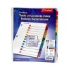 SEPARADOR 1 A 12 ONESTEP E61218 CON PESTAÑAS DE COLORES PREIMPRESO
