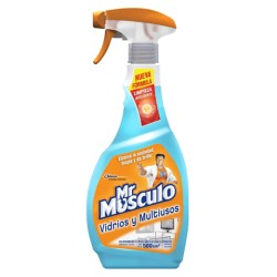 LIMPIADOR PARA VIDRIOS WINDEX/MR MUSCULO 500 ML.