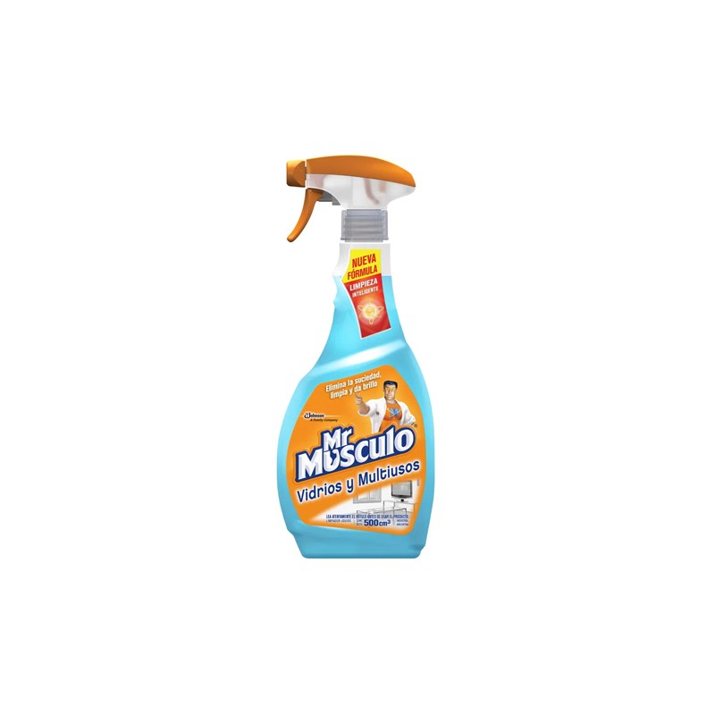 LIMPIADOR PARA VIDRIOS WINDEX/MR MUSCULO 500 ML.