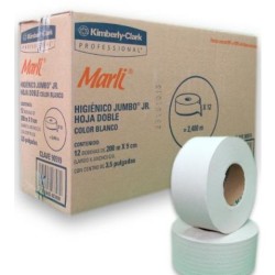 PAPEL HIGIENICO MARLYN  CAJA CON 12 ROLLOS DE 200 MTS.