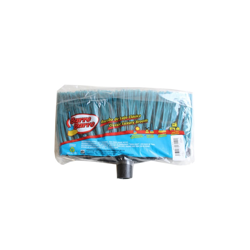 ESCOBA PLASTICO BARRE BARRE DE LUJO CLASICA