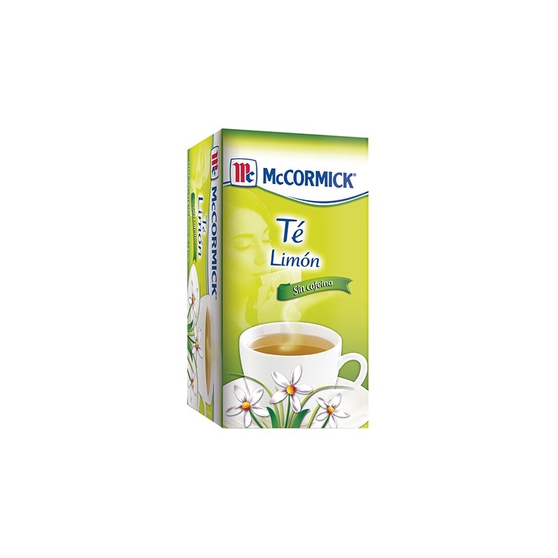 TE DE LIMON MCCORMICK CAJA CON 25 BOLSITAS